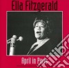 Ella Fitzgerald - April In Paris cd
