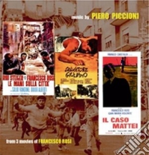 Piero Piccioni - Salvatore Giuliano / Il Caso Mattei / Le Mani Sulla Citta' cd musicale di Piero Piccioni