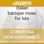 Italian baroque music for lute cd
