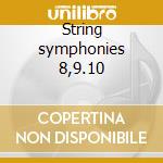 String symphonies 8,9.10 cd musicale di Mendelssohn