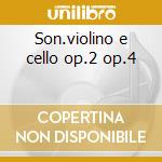 Son.violino e cello op.2 op.4 cd musicale di Antonio Vivaldi
