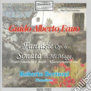 Fano Guido Alberto - Fantasie Op.6 N.1, N.2, N.3, N.4, Sonata In Mi Maggiore cd musicale di FANO