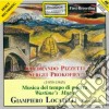 Ildebrando Pizzetti - Sonata Per Pianoforte, 4 Variazioni Su Un Tema Del "fra' Gherardo" cd