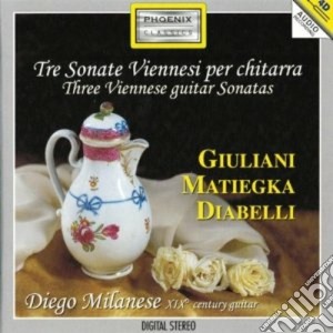Mauro Giuliani - Tre Sonate Viennesi Per Chitarra - Sonata In Do Maggiore Op.15 cd musicale di Mauro Giuliani