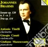 Johannes Brahms - Sonate Per Clarinetto Nn.1 E 2 Op.120, Trio Con Clarinetto Op.114 cd
