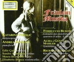Ferruccio Busoni - Concerto Per Pianoforte E Quartetto D'archi, 2 Lieder Ebraici Op.15, Ave Maria (2 Cd) cd