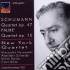 Robert Schumann / Gabriel Faure' - Quartets cd