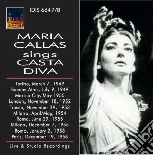 Maria Callas: Sings Casta Diva (2 Cd) cd musicale di Bellini, G.