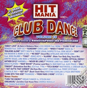 Hit Mania Club Dance Vol. 18 cd musicale di Artisti Vari