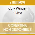 Cd - Winger - Live cd