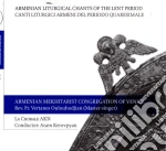 Armenian Liturgical Chants Of The Lent Period cd