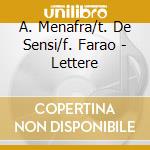 A. Menafra/t. De Sensi/f. Farao - Lettere cd musicale di A. menafra/t. de sen