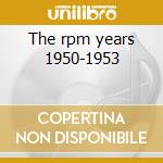 The rpm years 1950-1953 cd