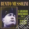 Benito Mussolini - I Grandi Discorsi #02 cd