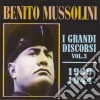 Benito Mussolini - I Grandi Discorsi #03 cd