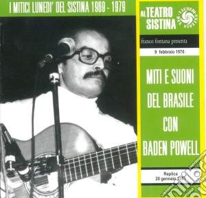 Baden Powell - I Lunedi' Del Sistina Live 1970 (2 Cd) cd musicale di Baden Powell