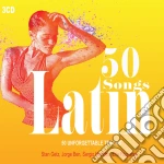 50 Songs Latin / Various (3 Cd) cd