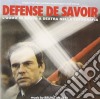 Bruno Nicolai - Defense De Savoir cd
