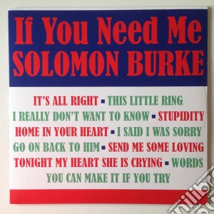 (LP Vinile) Solomon Burke - If You Need Me lp vinile