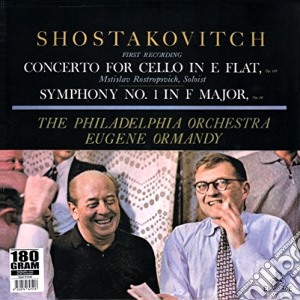 (LP Vinile) Dmitri Shostakovich - Concerto For Cello In E Flat, Symphony No.1 In F Major, Op. 10 lp vinile di Rostropovich / Philadelphia Orch. Cond. Eugene Ormandy