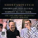 (LP Vinile) Dmitri Shostakovich - Concerto For Cello In E Flat, Symphony No.1 In F Major, Op. 10 vinile