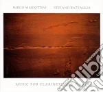 Mirco Mariottini / Stefano Battaglia - Music For Clarinets & Piano cd