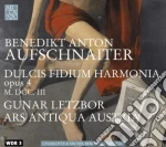 Benedikt Anton Aufschnaiter - Dulcis Fidium Harmonia, Op. 4 cd