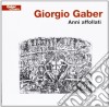 Giorgio Gaber - Anni Affollati cd