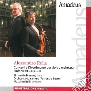 Alessandro Rolla - Concerto Per Viola In Mi cd musicale di Rolla Alessandro