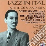 Gorni Kramer - Jazz In Italy 30'& 40' cd