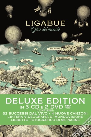 Ligabue - Giro Del Mondo (Deluxe Ltd. Ed.) (3 Cd+2 Dvd) cd musicale di Ligabue