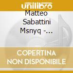 Matteo Sabattini Msnyq - Metamorpho cd