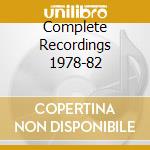 Complete Recordings 1978-82 cd