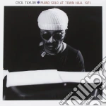 Cecil Taylor - Piano Solo At Town Hall 1971 cd