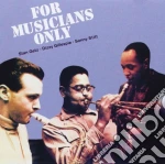 Dizzy Gillespie / Stan Getz / Sonny Stitt - For Musicians Only cd