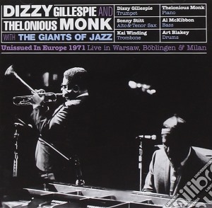 Giants Of Jazz - Unissued In Europe 1971: Live In Warsaw, Boblingen & Milan (2 Cd) cd musicale di Giants Of Jazz