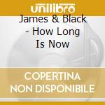 James & Black - How Long Is Now cd