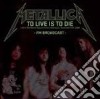 (LP Vinile) Metallica - To Live Is To Die (2 Lp) cd