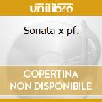 Sonata x pf. cd