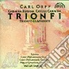 Trionfi: carmina burana, catulli carmina cd