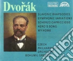 Antonin Dvorak - Rapsodia Slava N.1, N.2, N.3 Op.45, My Home (Ouverture) , Variazioni Sinfoniche O (2 Cd) cd