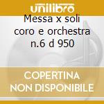 Messa x soli coro e orchestra n.6 d 950 cd musicale di Schubert