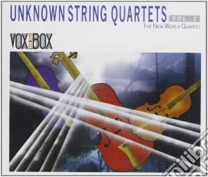 New World Quartet (The): Unknown String Quartets Vol.2  (2 Cd) cd musicale