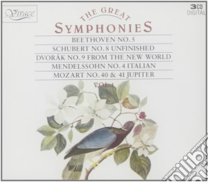 Alfred Scholz - Great Symphonies (The): Beethoven, Schubert, Dvorak, Mendessohn, Mozart (3 Cd) cd musicale di Franz Schubert