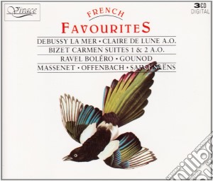French Favourites: Bizet, Debussy,  Ravel, Gounod, Massenet, Offenbach, Saint-Saens (3 Cd) cd musicale di George Bizet