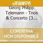 Georg Philipp Telemann - Trios & Concerto (3 Cd) cd musicale di Telemann