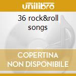 36 rock&roll songs cd