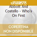 Abbott And Costello - Who's On First cd
