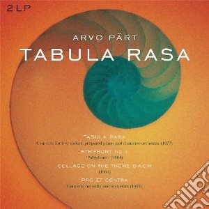 (LP Vinile) Arvo Part - Tabula Rasa, Symphony #1, Collage (2 Lp) lp vinile di Arvo Part