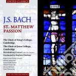 Johann Sebastian Bach - St. Matthew Passion (3 Cd) cd